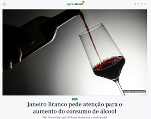 Janeiro Branco pede atenção para o aumento do consumo de álcool